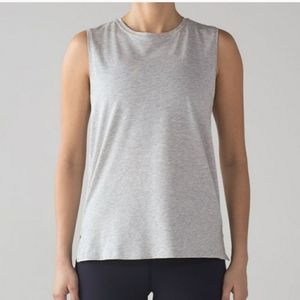 Lululemon Tank Top 6 Grey Loose Love Muscle Shirt
